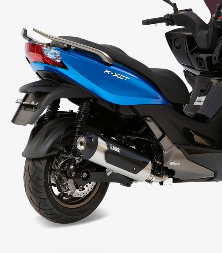 MIVV Urban Auspuff Stahl für Kymco K-XCT 125 (12-16), Xciting 300 (12-14) C.KY.0017.B