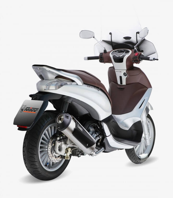 Escape MIVV Urban Acero para Piaggio Beverly 125/300 (10-13) C.PG.0013.B
