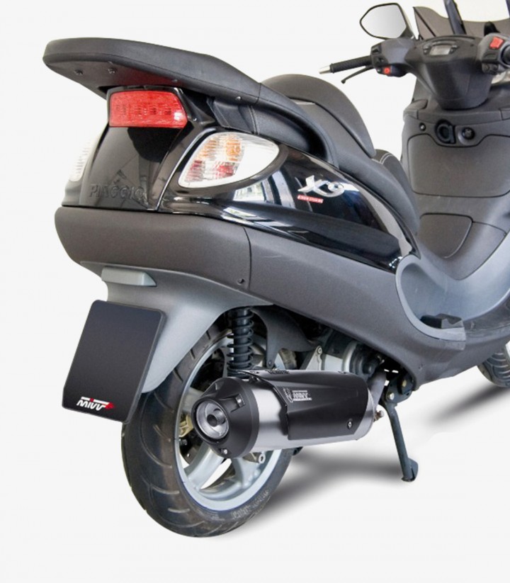 MIVV Urban Exhaust Stainless Steel for Piaggio MP3 / X7 / X8 / X9 / X-EVO 125/200 (04-08) C.PG.0017.B