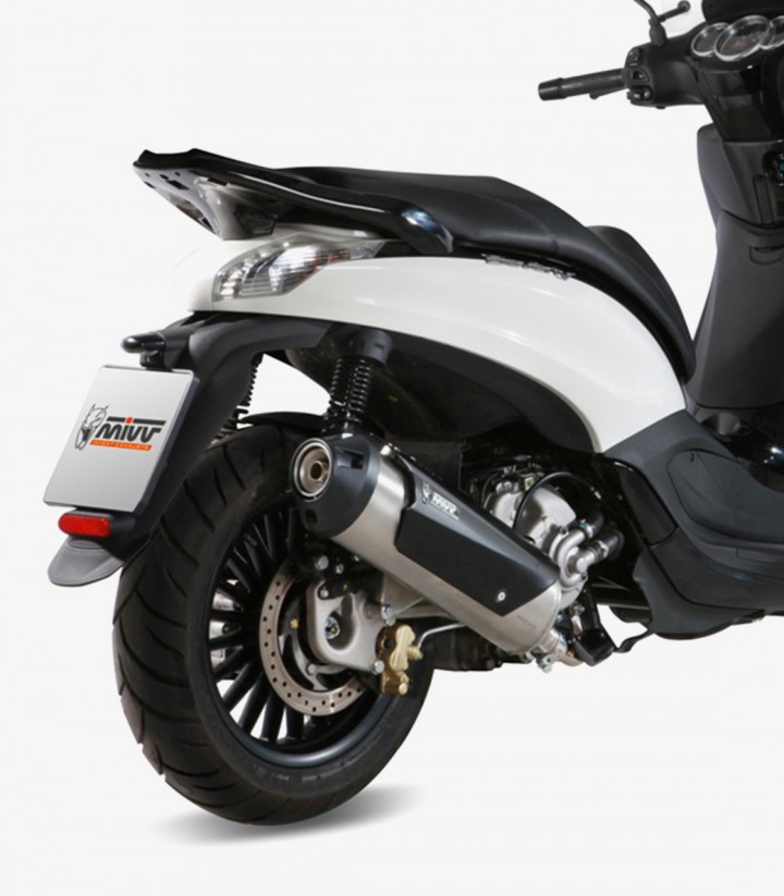 Escape MIVV Urban Acero para Piaggio Beverly 125 (14-16) C.PG.0019.B