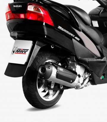 MIVV Urban Auspuff Stahl für Suzuki Burgman 250/400 (03-06) C.SU.0009.B