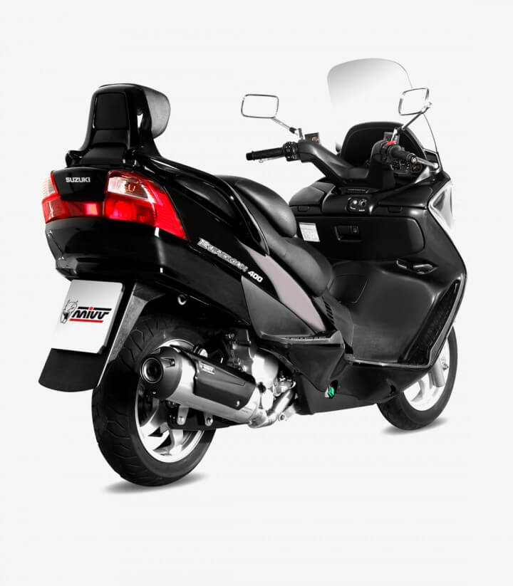 MIVV Urban Auspuff Stahl für Suzuki Burgman 250/400 (03-06) C.SU.0009.B