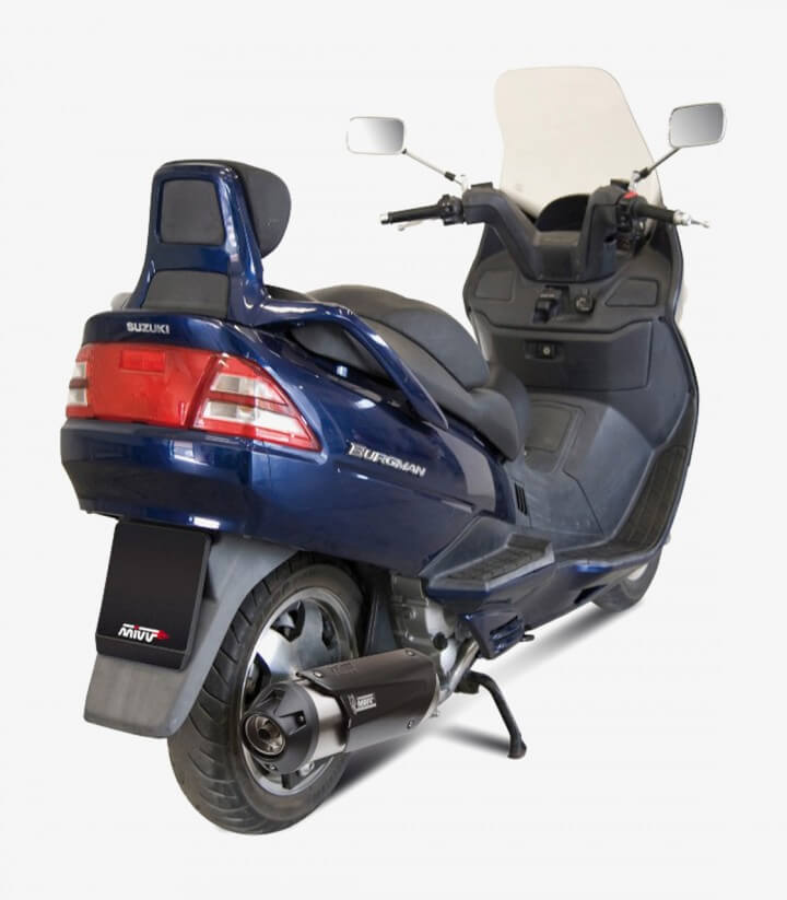 MIVV Urban Auspuff Stahl für Suzuki Burgman 250 (98-02), 400 (99-02) C.SU.0011.B