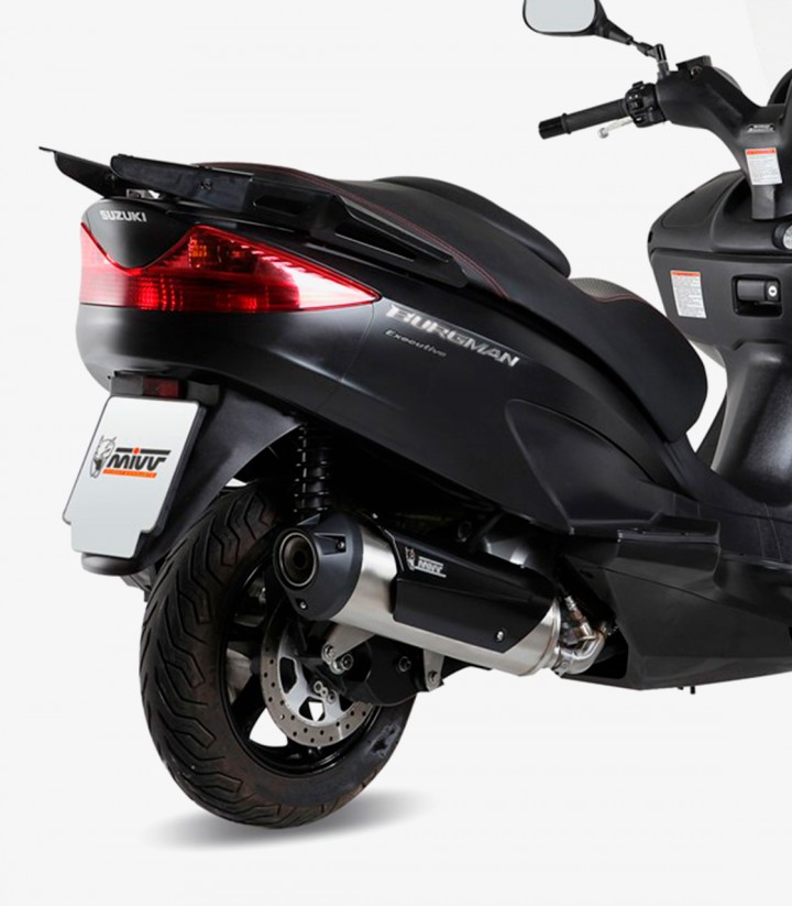 Escape MIVV Urban Acero para Suzuki Burgman 200 (07-15) C.SU.0012.B