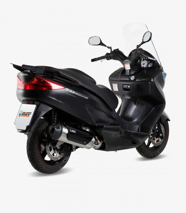 MIVV Urban Exhaust Stainless Steel for Suzuki Burgman 200 (07-15) C.SU.0012.B