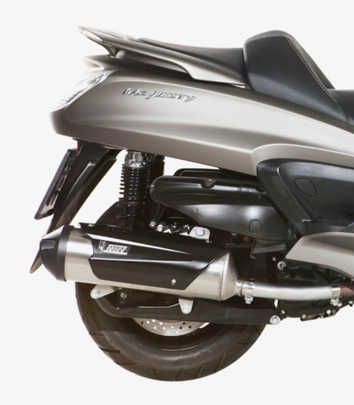 MIVV Urban Auspuff Stahl für Yamaha Majesty 400 (07-14) C.YA.0010.B