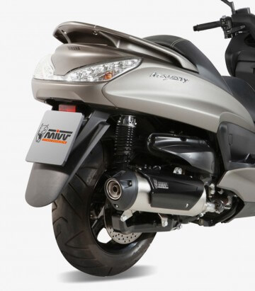 MIVV Urban Auspuff Stahl für Yamaha Majesty 400 (07-14) C.YA.0010.K