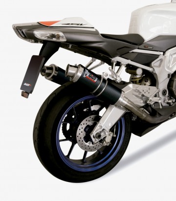Escape MIVV GP Carbono para Varios modelos de Aprilia, BMW, Honda, Kawasaki, Kymco, Triumph y Yamaha (04-25) A.004.L2S