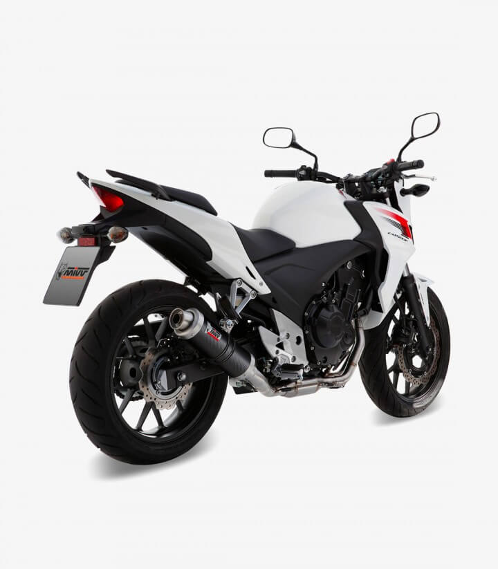 MIVV GP Auspuff Carbon für Honda CB 500 F/X, CBR 500 R (13-15) H.051.L2S