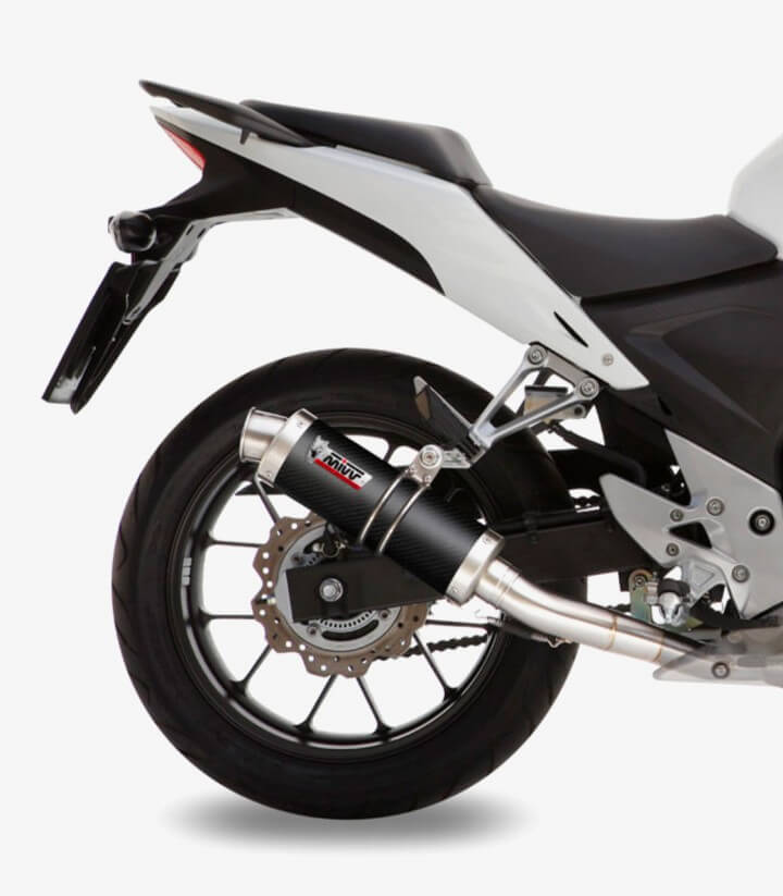 MIVV GP Auspuff Carbon für Honda CB 500 F/X, CBR 500 R (13-15) H.051.L2S