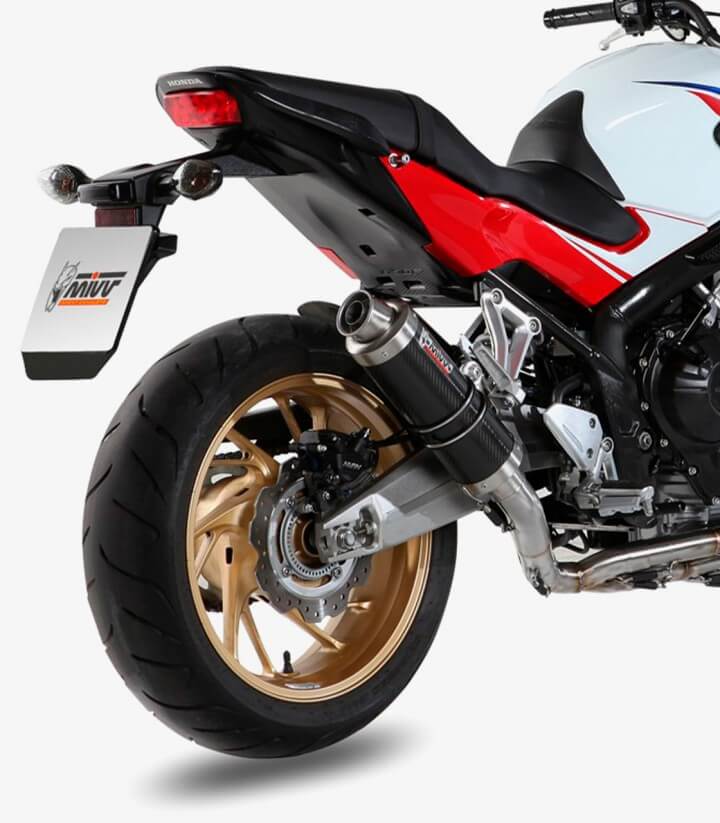 MIVV GP Auspuff Carbon für Honda CB650F (14-18) H.055.L2S