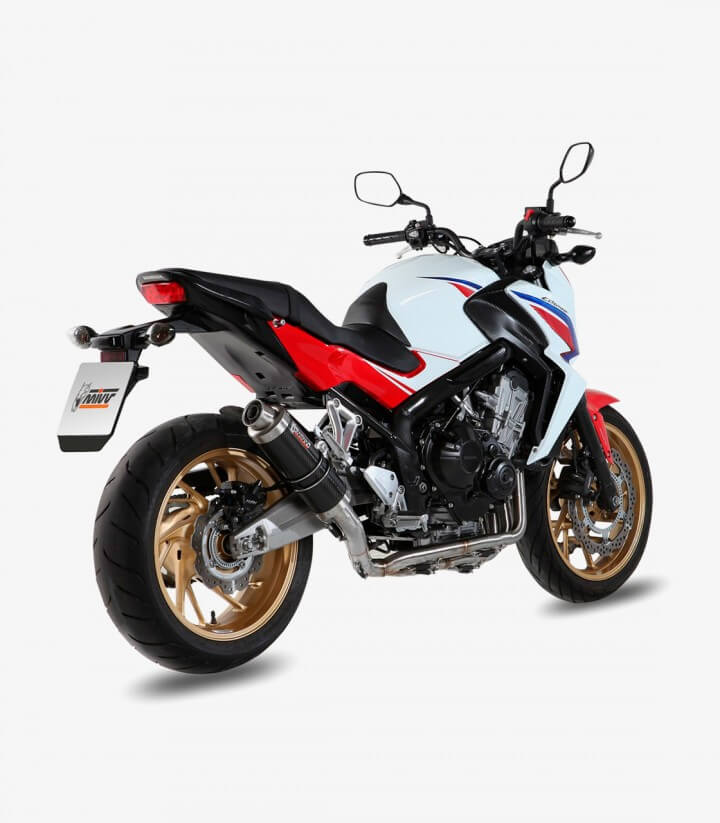 MIVV GP Auspuff Carbon für Honda CB650F (14-18) H.055.L2S