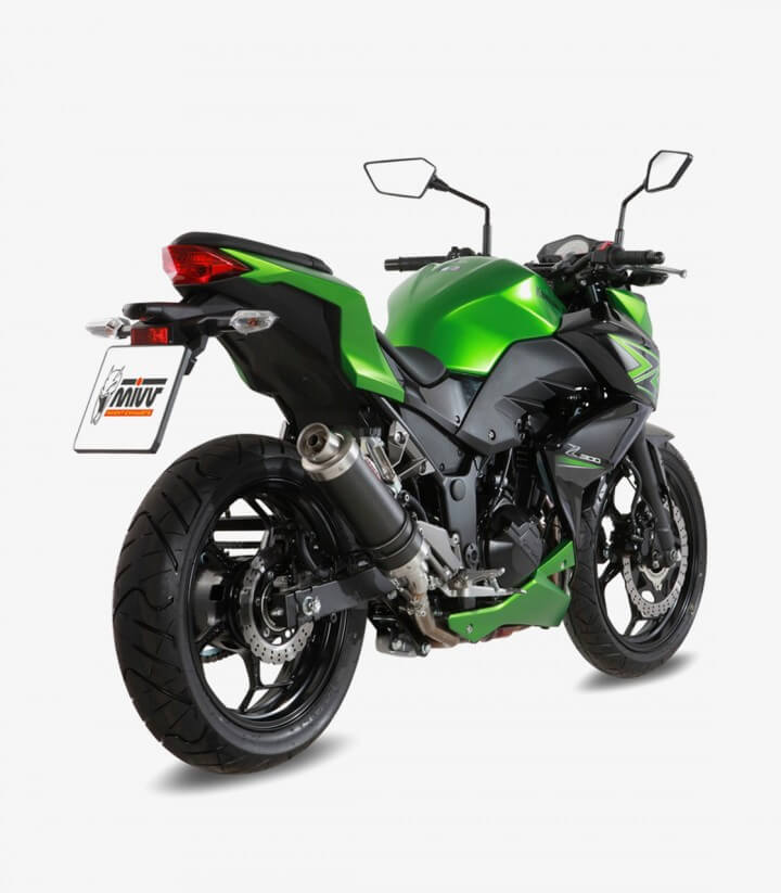 MIVV GP Auspuff Carbon für Kawasaki Ninja  300 (13-16), Z300 (15-16) K.038.L2S
