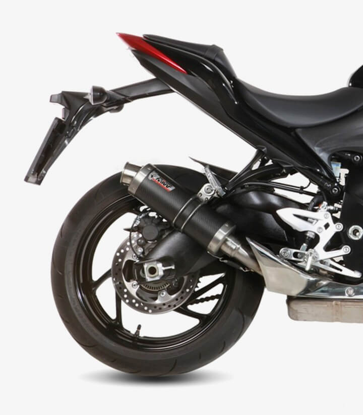 MIVV GP Exhaust Carbon for Suzuki GSX-S 1000 / 1000 F (15-21) S.044.L2S