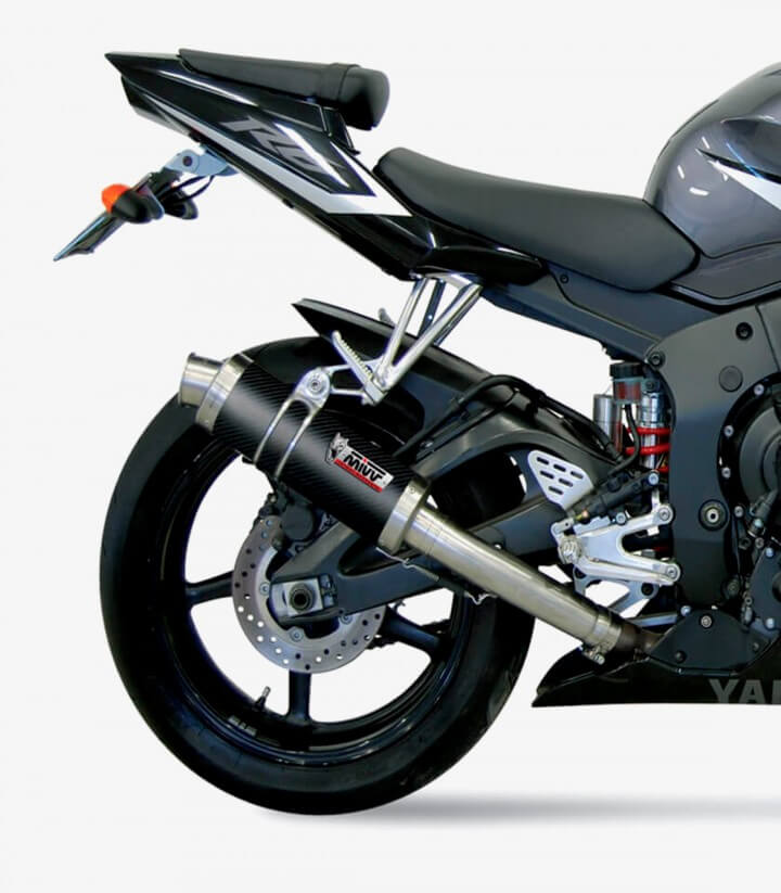 MIVV GP Auspuff Carbon für Yamaha YZF 600 R Thundercat (03-05), YZF-R6 (03-05) Y.013.L2S