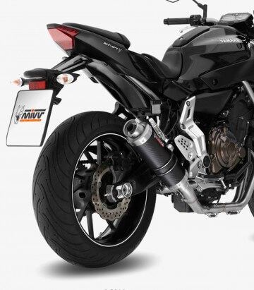 MIVV GP Auspuff Carbon für Yamaha MT-07 (14-24) Y.045.L2S