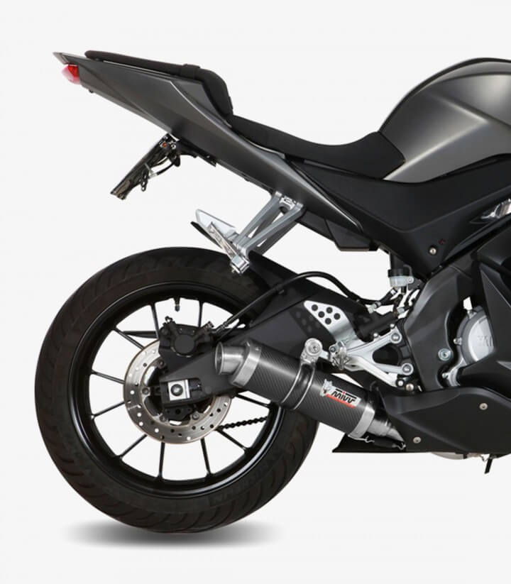 MIVV GP Auspuff Carbon für Yamaha MT-125 (15-19), YZF-R 125 (14-18) Y.047.L2S