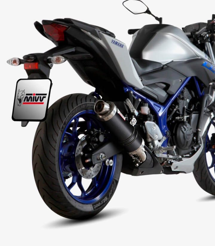MIVV GP Auspuff Carbon für Yamaha MT-03 (16-26) Y.055.L2S