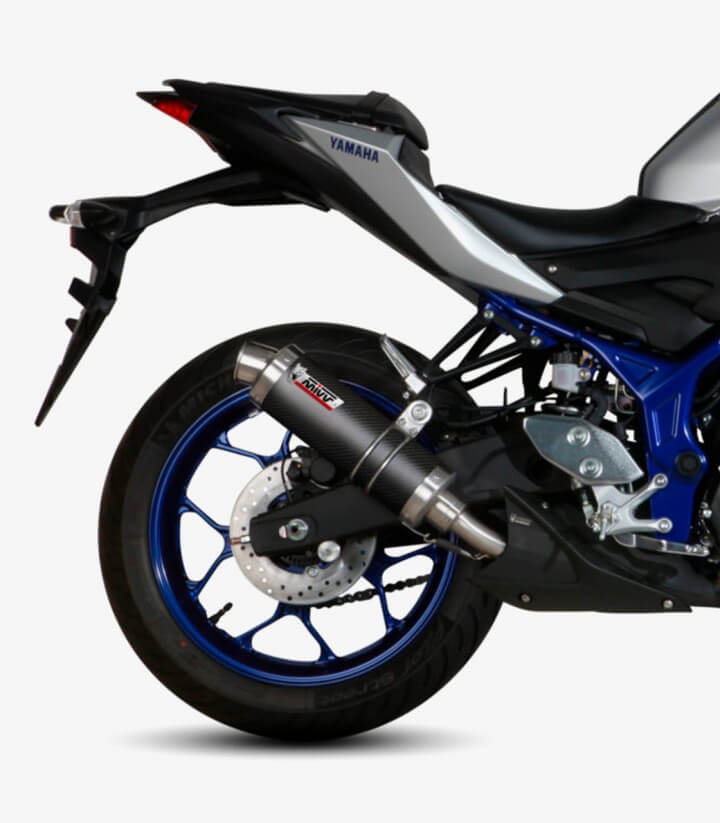 MIVV GP Auspuff Carbon für Yamaha MT-03 (16-26) Y.055.L2S
