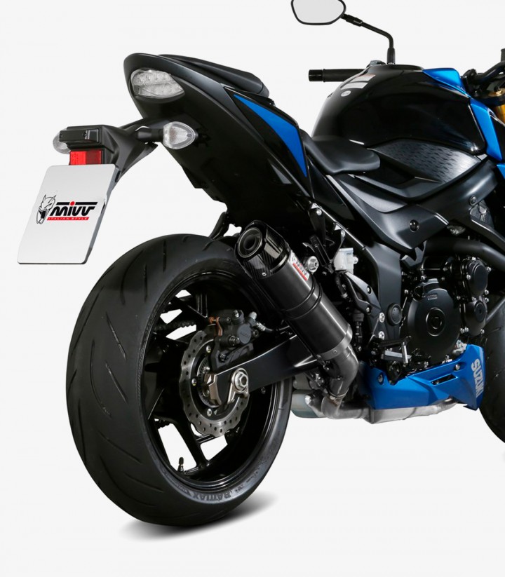 MIVV GP Exhaust Carbon for Suzuki GSX-S 750 (17-20) S.048.L2SC