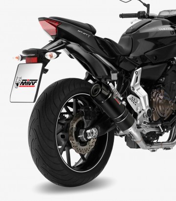 MIVV GP Auspuff Carbon für Yamaha MT-07 (14-24) Y.045.L2SC
