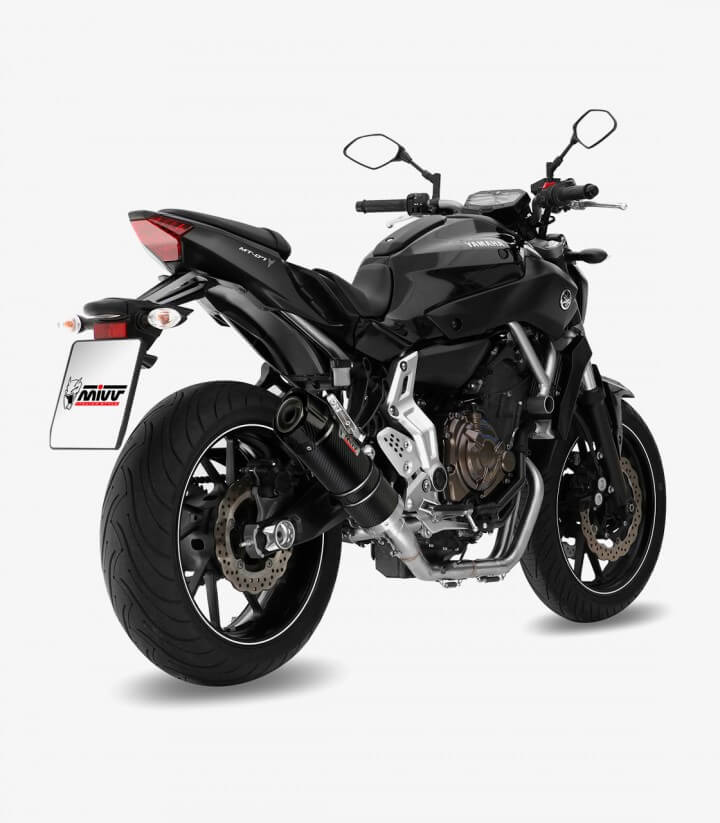 MIVV GP Auspuff Carbon für Yamaha MT-07 (14-24) Y.045.L2SC