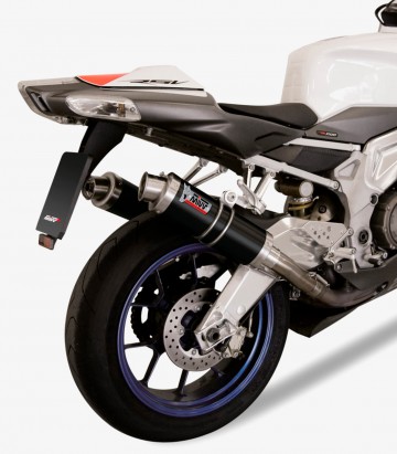 MIVV GP Auspuff Schwarz für Aprilia RSV 1000 R/SP, RSV4 (04-08), Tuono 1000 R/Fighter (06-10) A.004.LXB
