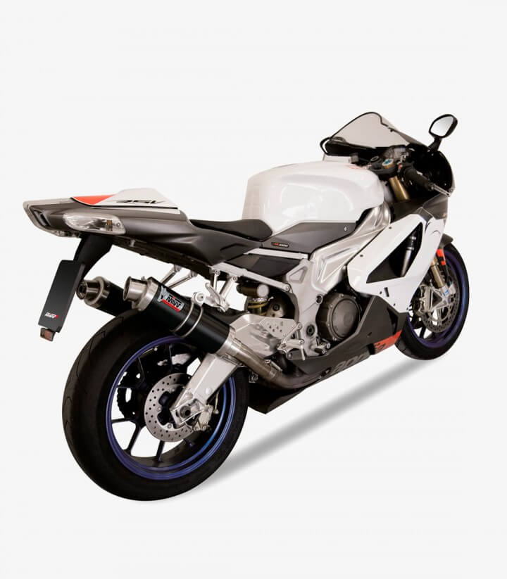 MIVV GP Exhaust Black for Aprilia RSV / Tuono 1000 (04-10) A.004.LXB