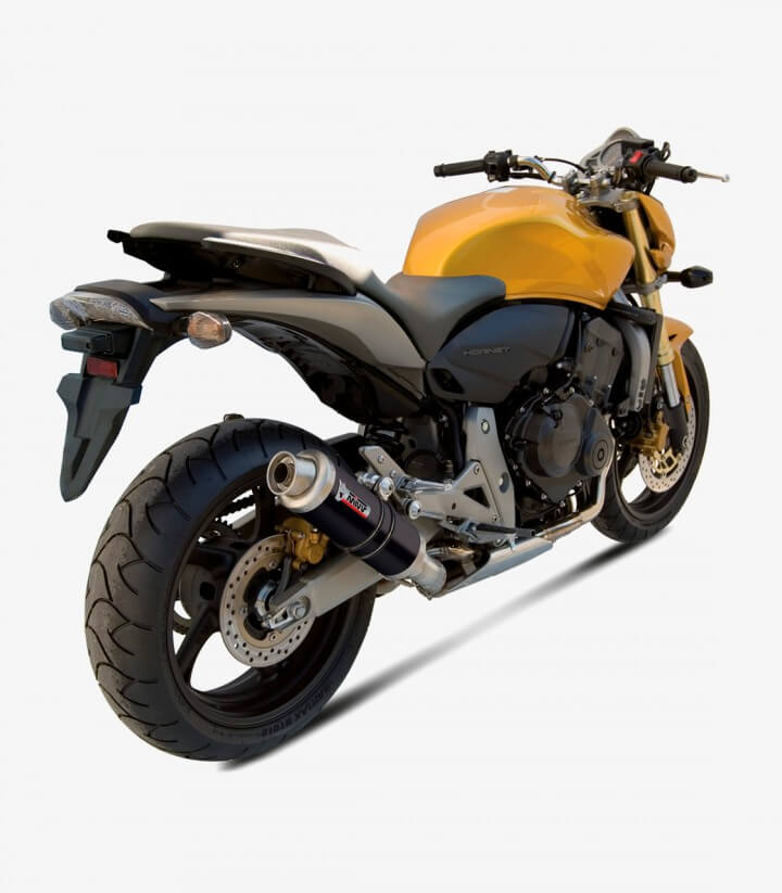 MIVV GP Auspuff Schwarz für Honda CB 600 F Hornet (07-13), CBR 600 F (11-13) H.038.LXB