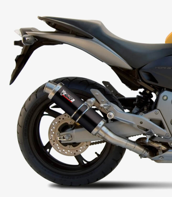 MIVV GP Exhaust Black for Honda CBR 600 F / CB 600 F Hornet (07-13) H.038.LXB