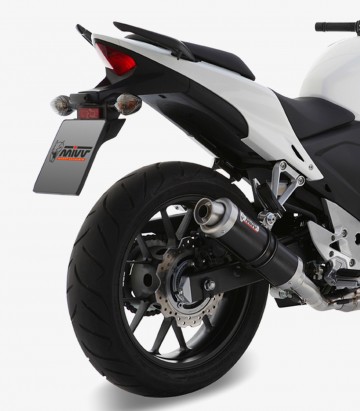 MIVV GP Auspuff Schwarz für Honda CB 500 F/X, CBR 500 R (13-15) H.051.LXB