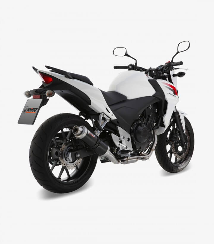 MIVV GP Exhaust Black for Honda CB 500 F / X, CBR 500 R (13-15) H.051.LXB