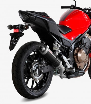 MIVV GP Auspuff Schwarz für Honda CB 500 F/X (16-18) H.062.LXB
