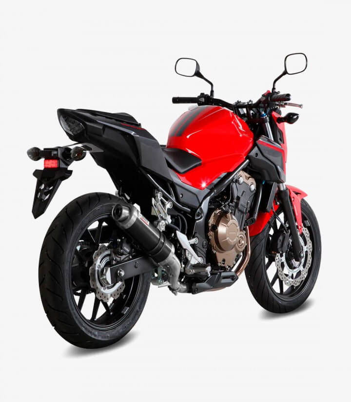 MIVV GP Auspuff Schwarz für Honda CB 500 F/X (16-18) H.062.LXB
