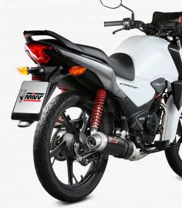 MIVV GP Auspuff Schwarz für Honda CB125F (21-24), CB125R (24) H.088.LXB
