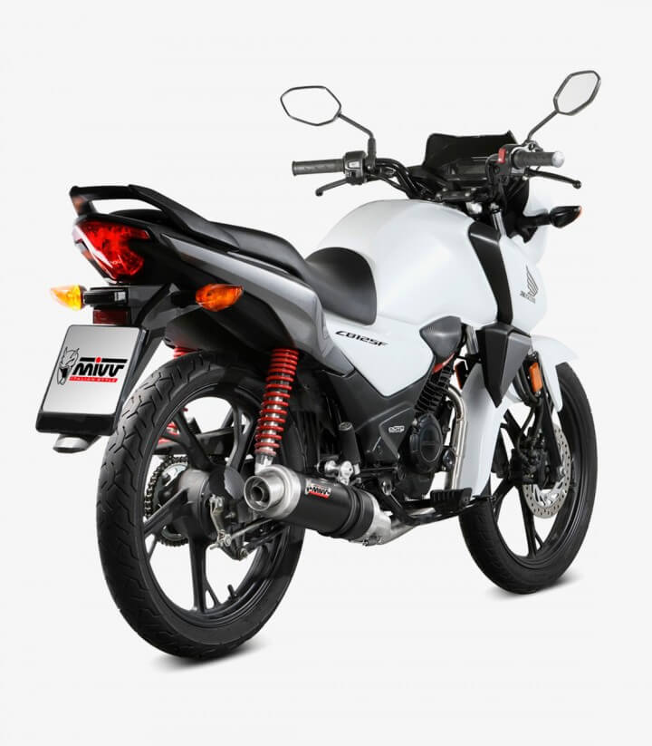 MIVV GP Auspuff Schwarz für Honda CB125F (21-24), CB125R (24) H.088.LXB