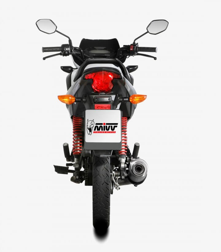 MIVV GP Auspuff Schwarz für Honda CB125F (21-24), CB125R (24) H.088.LXB