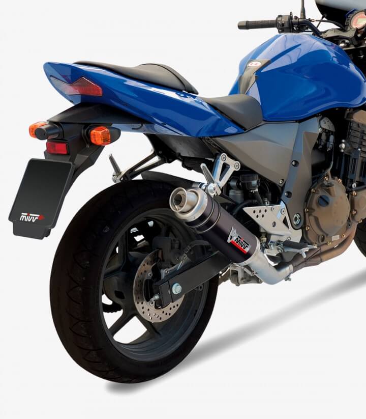 MIVV GP Auspuff Schwarz für Kawasaki Z 750 (04-06) K.011.LXB