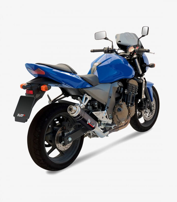 MIVV GP Auspuff Schwarz für Kawasaki Z 750 (04-06) K.011.LXB