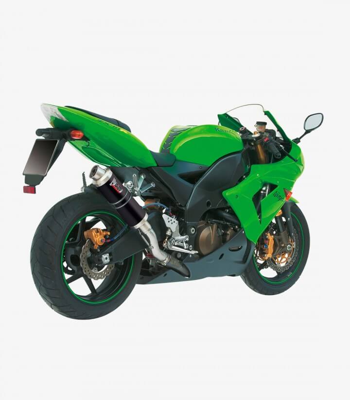 MIVV GP Auspuff Schwarz für Kawasaki Ninja ZX-10R/RR (04-05) K.012.LXB