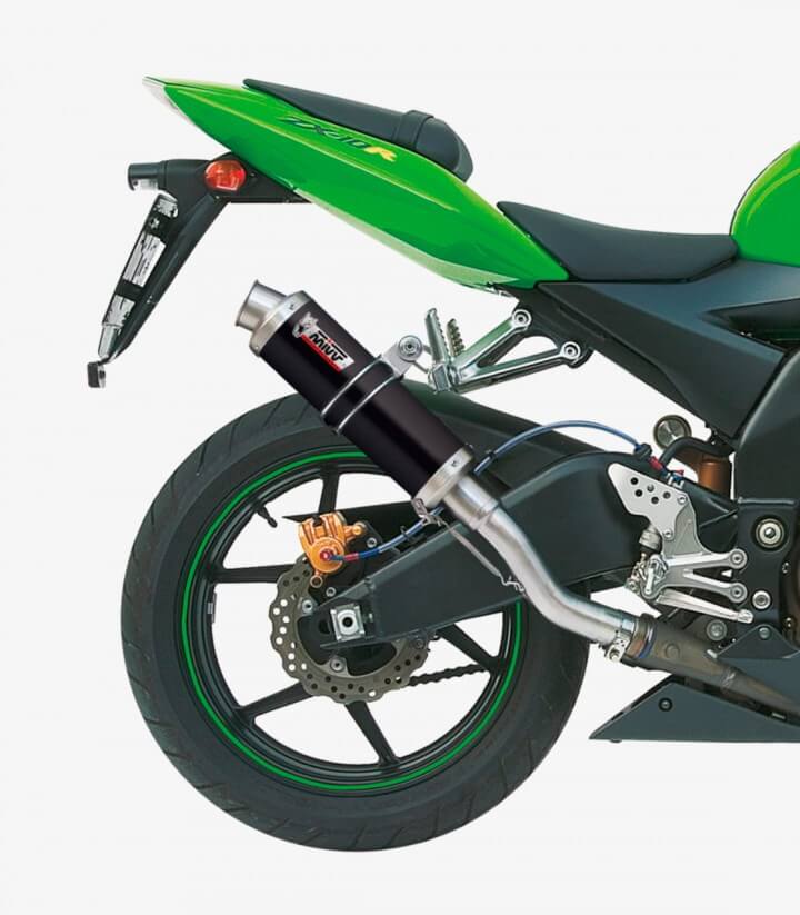 MIVV GP Auspuff Schwarz für Kawasaki Ninja ZX-10R/RR (04-05) K.012.LXB