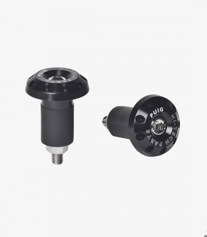 Black Universal bar ends from Puig 6222N