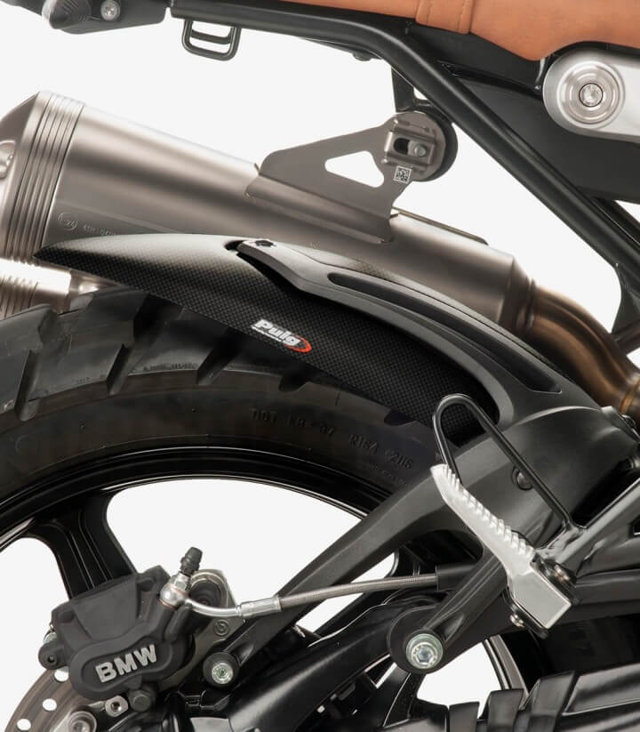 Guardabarros trasero BMW R Nine T Scrambler Tipo S con Soporte Carbono Puig 9464C