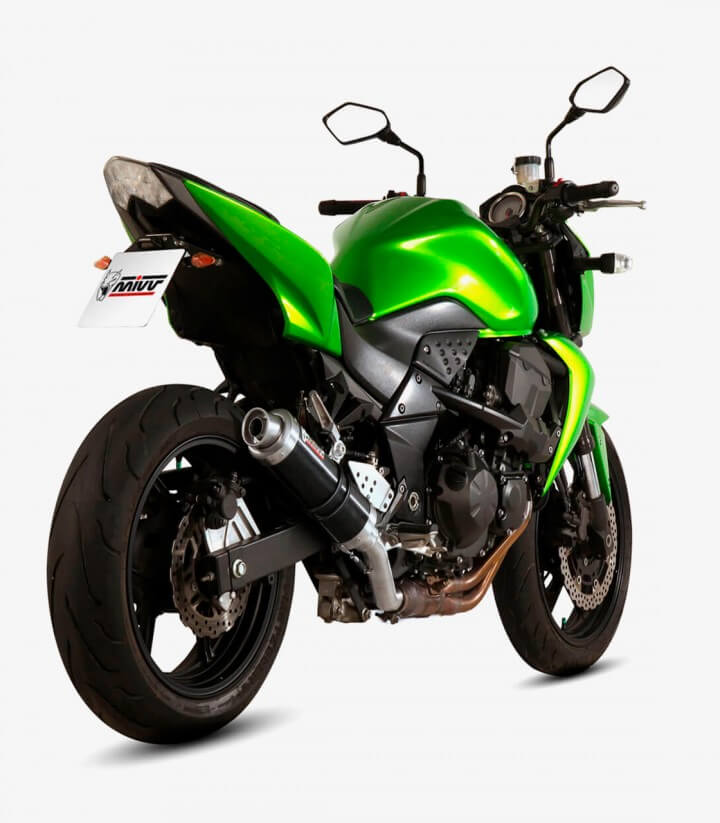 MIVV GP Auspuff Schwarz für Kawasaki Z 750 (07-14) K.018.LXB