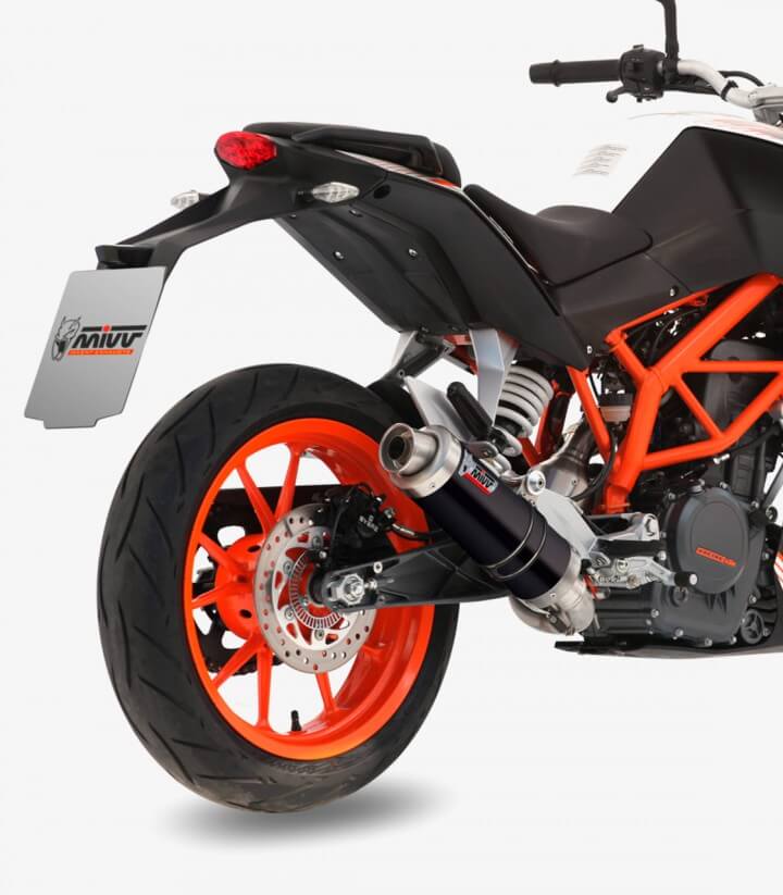 MIVV GP Auspuff Schwarz für KTM 390 Duke (13-16) KT.012.LXB