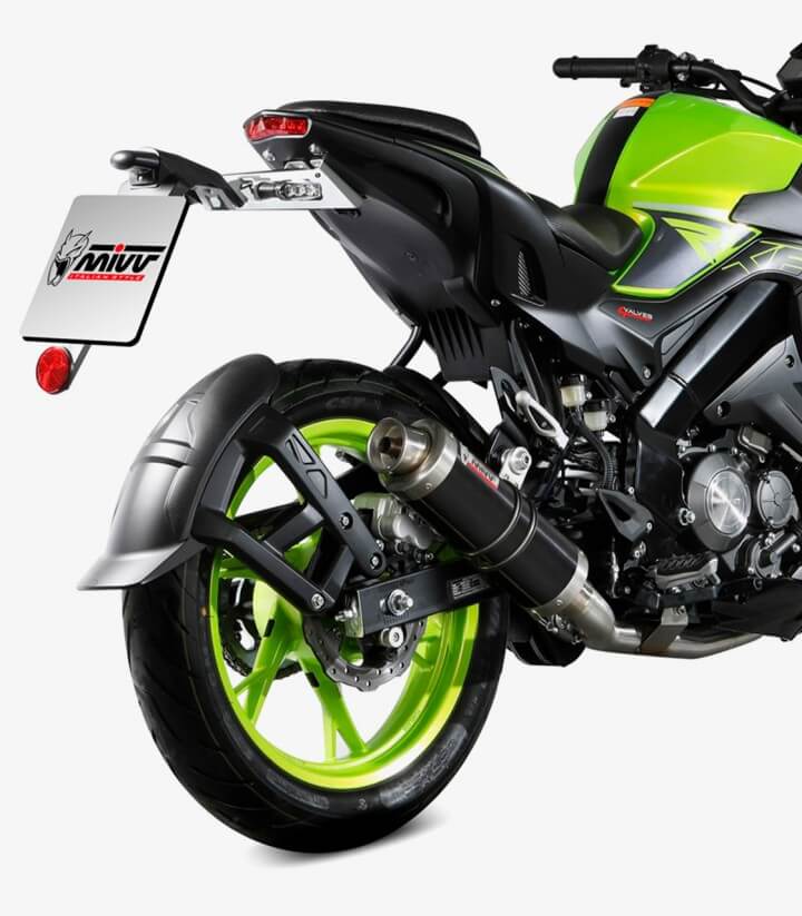 MIVV GP Auspuff Schwarz für Keeway RKF 125 (21-24) KW.001.LXB