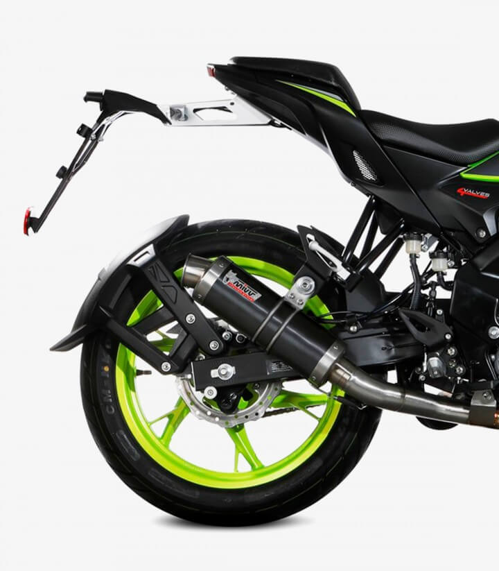 MIVV GP Auspuff Schwarz für Keeway RKF 125 (21-24) KW.001.LXB