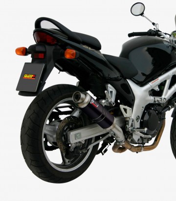 MIVV GP Auspuff Schwarz für Suzuki SV 650 (99-02) S.004.LXB