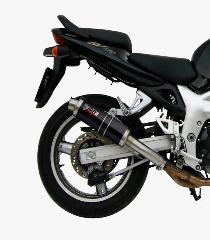 MIVV GP Auspuff Schwarz für Suzuki SV 650 (99-02) S.004.LXB