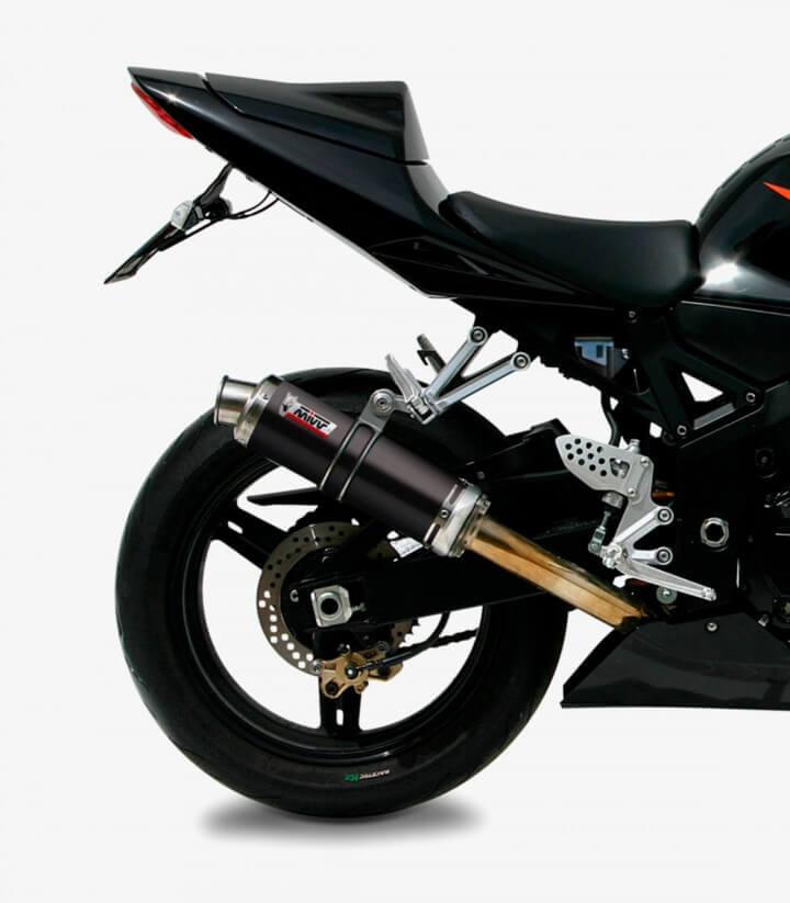 MIVV GP Auspuff Schwarz für Suzuki GSX-R 750 (04-05), GSX-R600 (04-05) S.014.LXB
